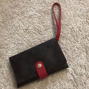 Coach Wristlet Phone Wallet